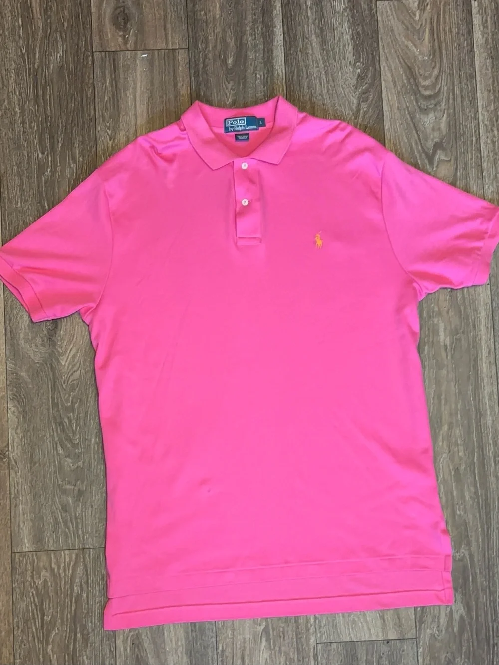 Ralph Lauren Cotton Pink Polo Shirt
